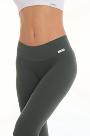 Leggings Push Up Allure Coal Green - FGM04 - LEGGINGS ANTICELLULITE - fgm04