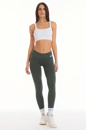 Leggings Push Up Allure Coal Green - FGM04 - LEGGINGS ANTICELLULITE - fgm04