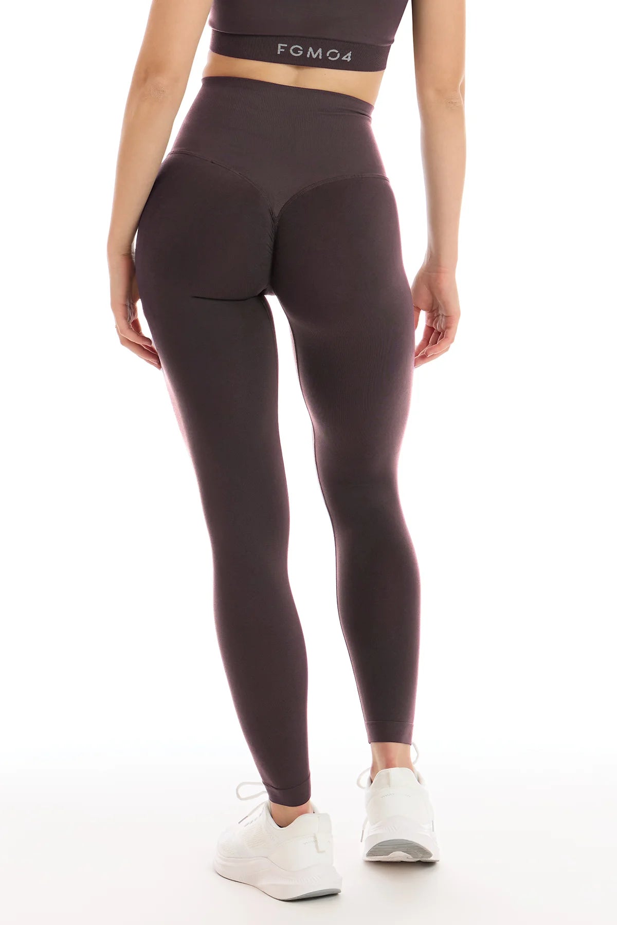 Leggings Push Up All-Up Prugna Twilight - FGM04 - Leggings con Tecnologia F.I.R. - fgm04