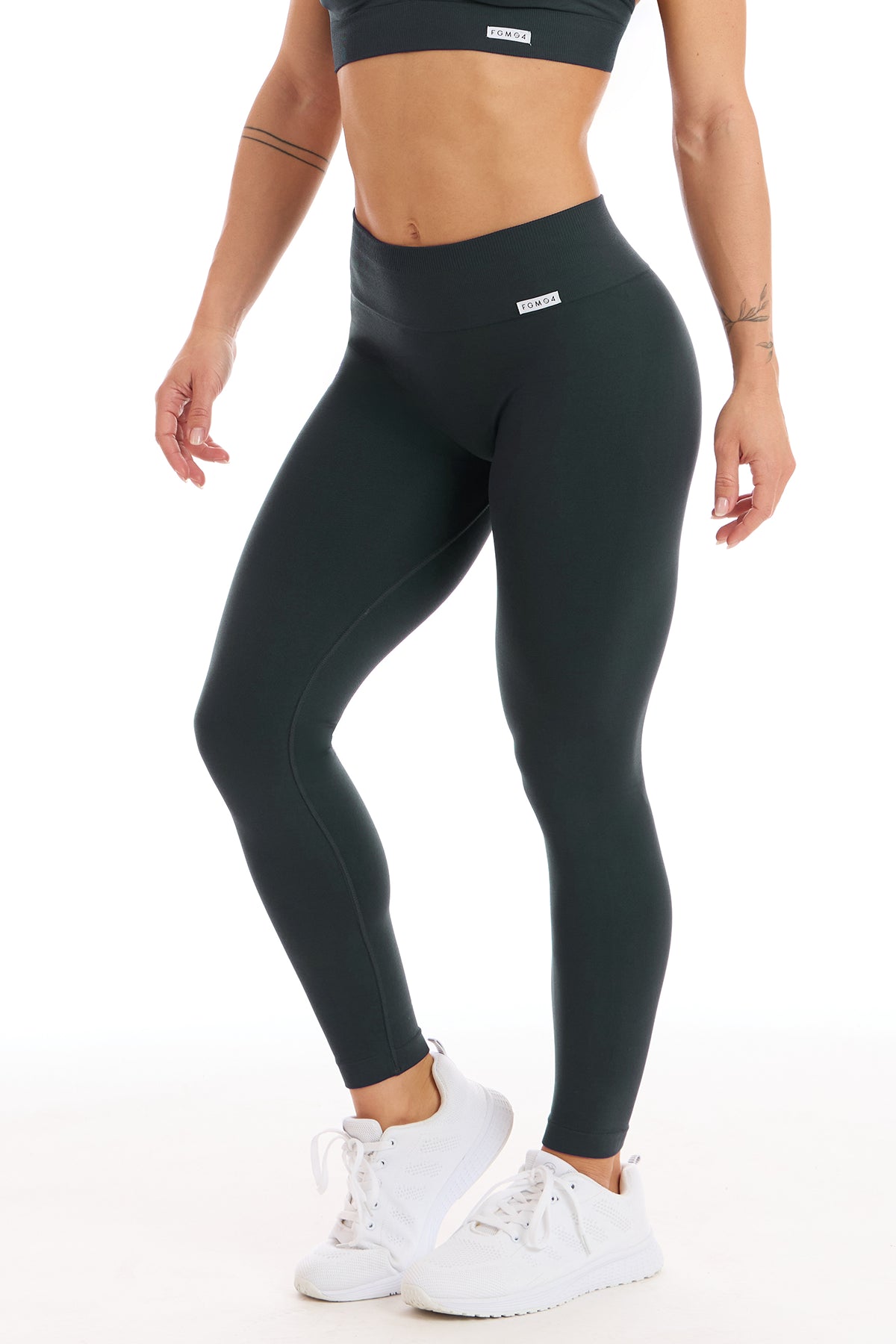 Leggings Soft Push Up Perfect Grigio Dark Shadow IN REGALO (Taglia Unica) - FGM04 - Gift - fgm04