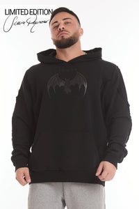 Felpa Bat Nero Uomo