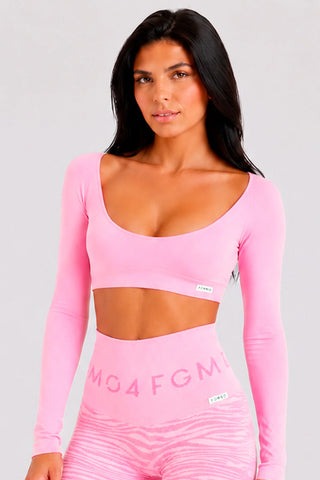 Crop Top Diva Rosa - FGM04 - Maglie e Top - fgm04