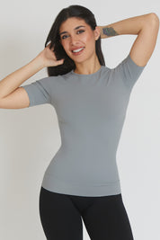 Maglia snellente Ikonic Sport Unisex Grigio Nebbia