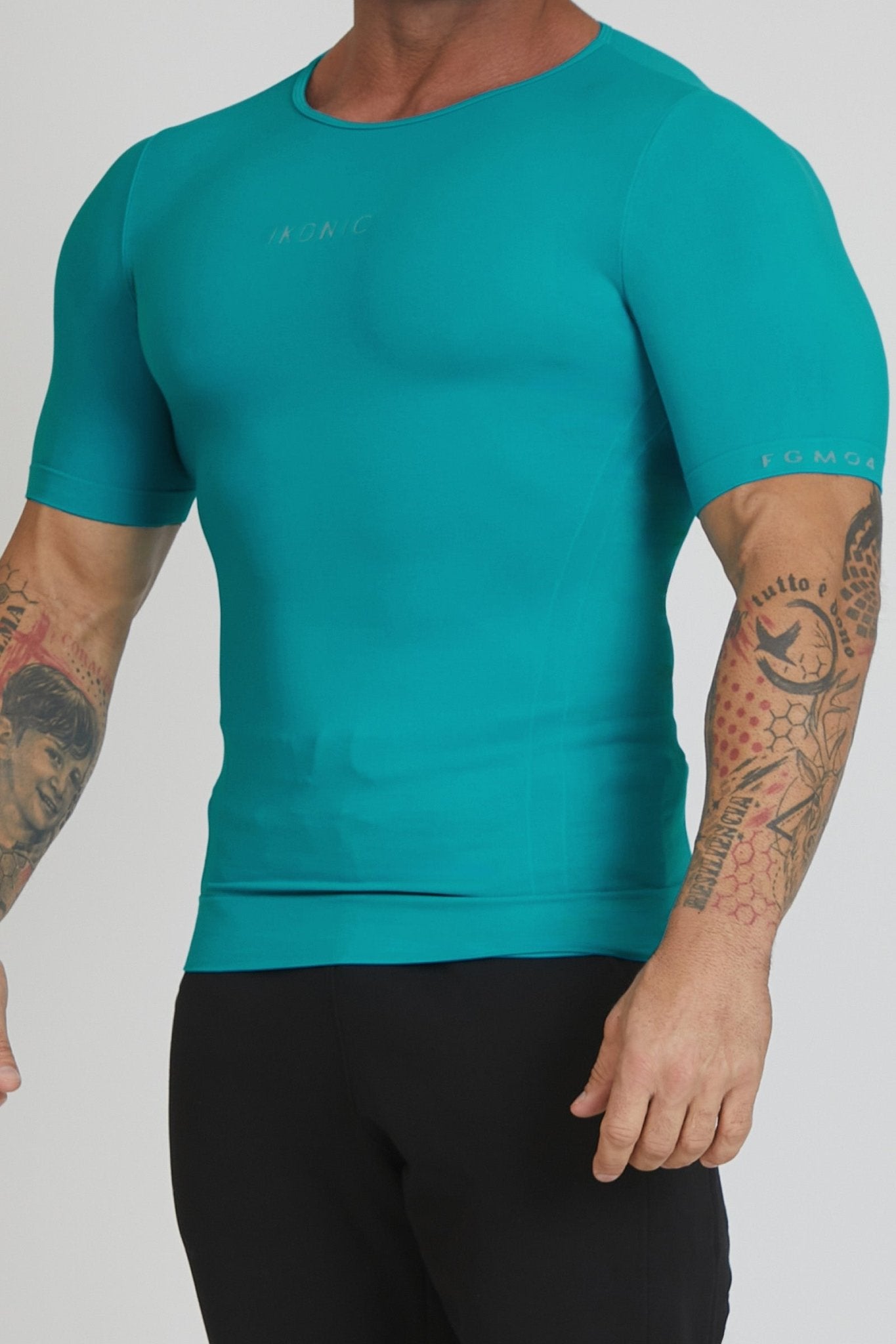 Maglia Ikonic Sport Unisex Turchese Amazzonite - FGM04 - Linea Ikonic Uomo - fgm04
