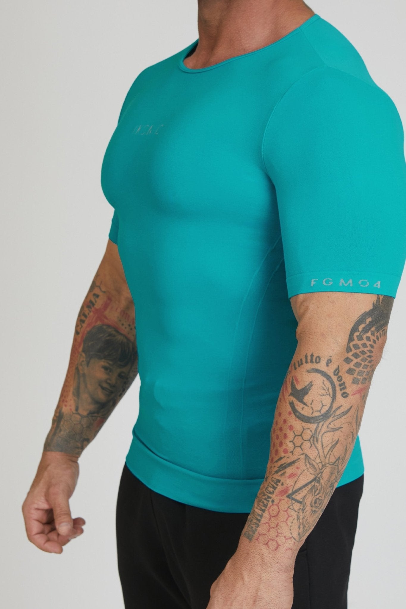 Maglia Ikonic Sport Unisex Turchese Amazzonite - FGM04 - Linea Ikonic Uomo - fgm04