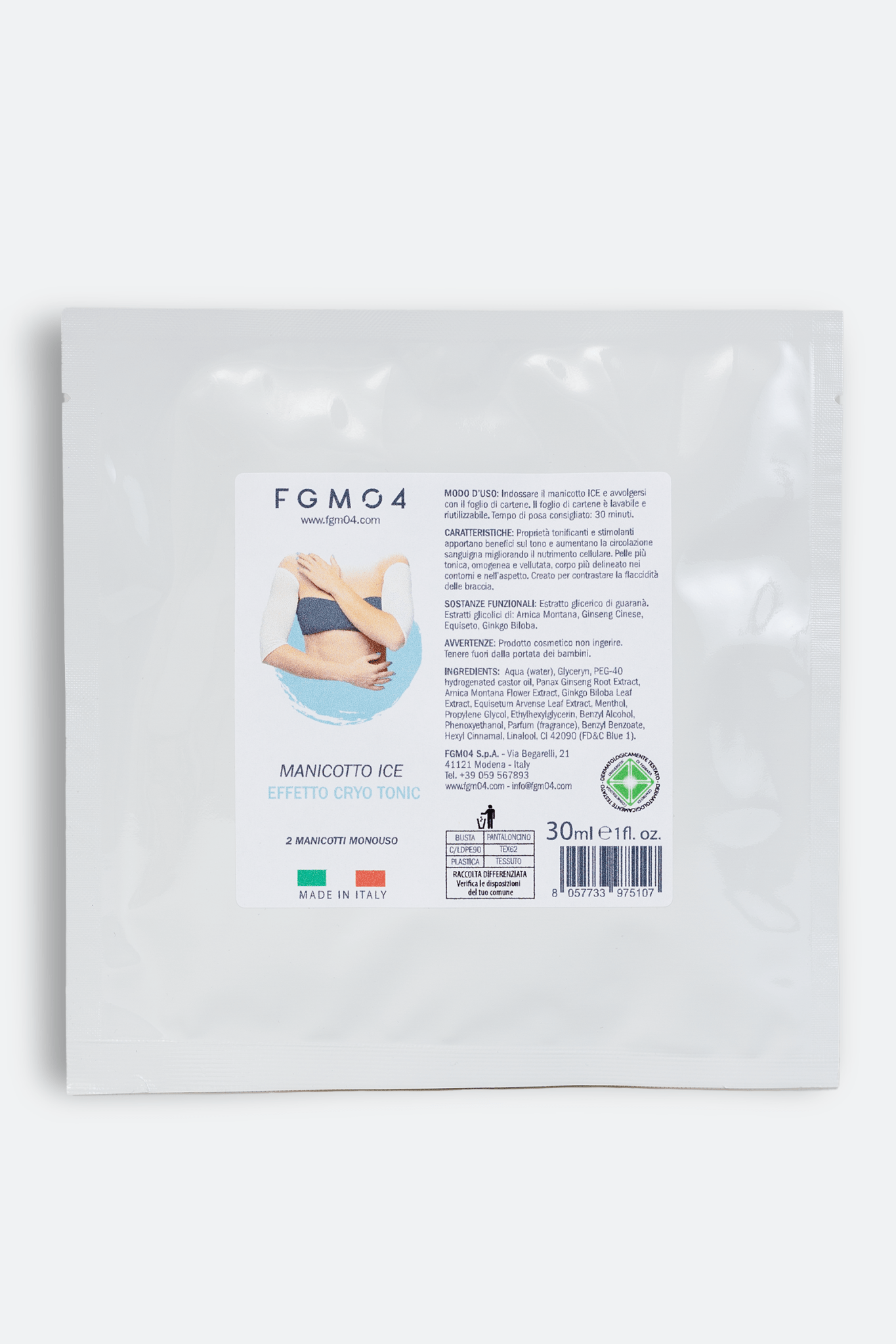 Kit BRACCIA Manicotti Cosmetici - Fast Bundle - CREME TONIFICANTI - fgm04