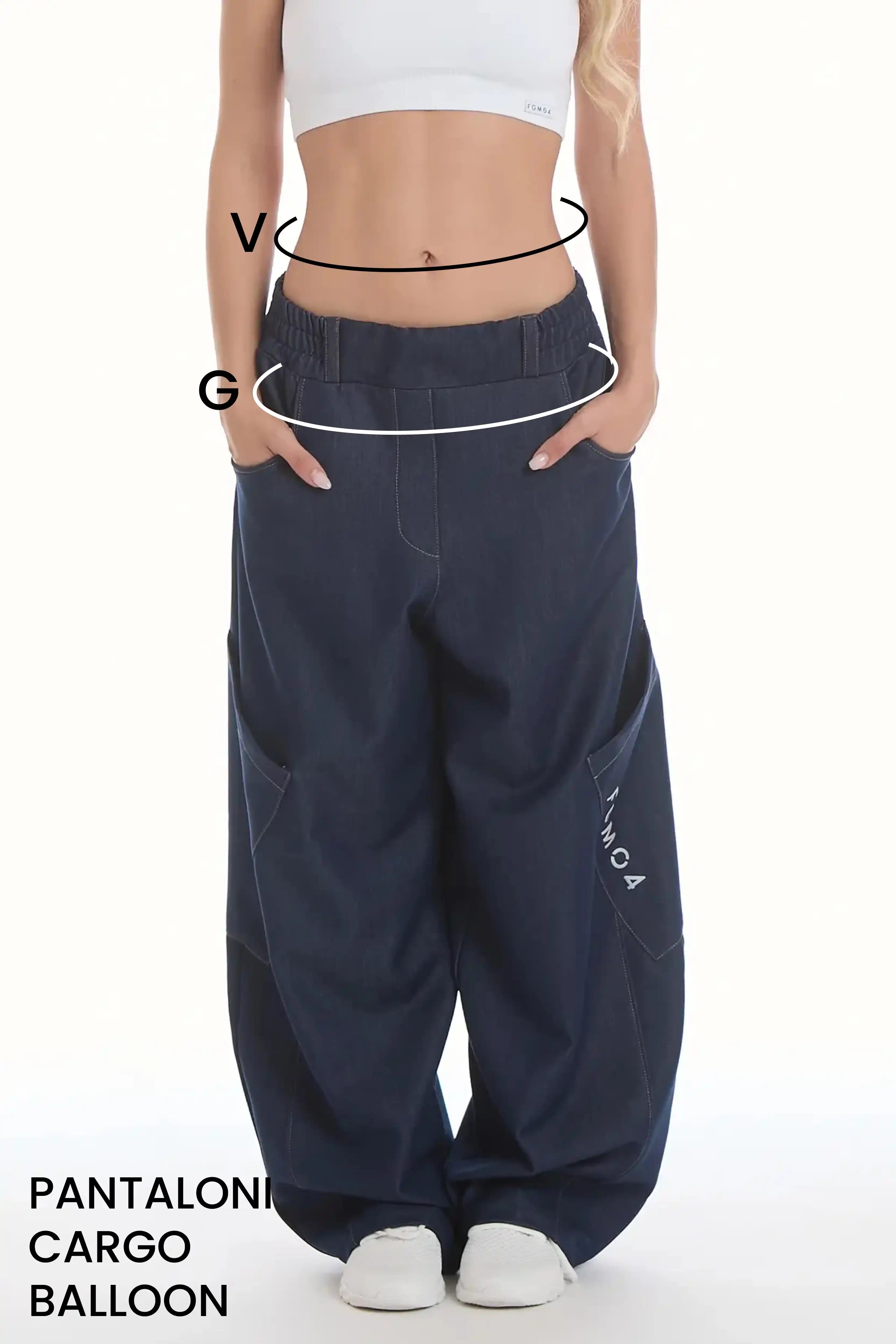Guida alle taglie: pantalone cargo balloon Jeans