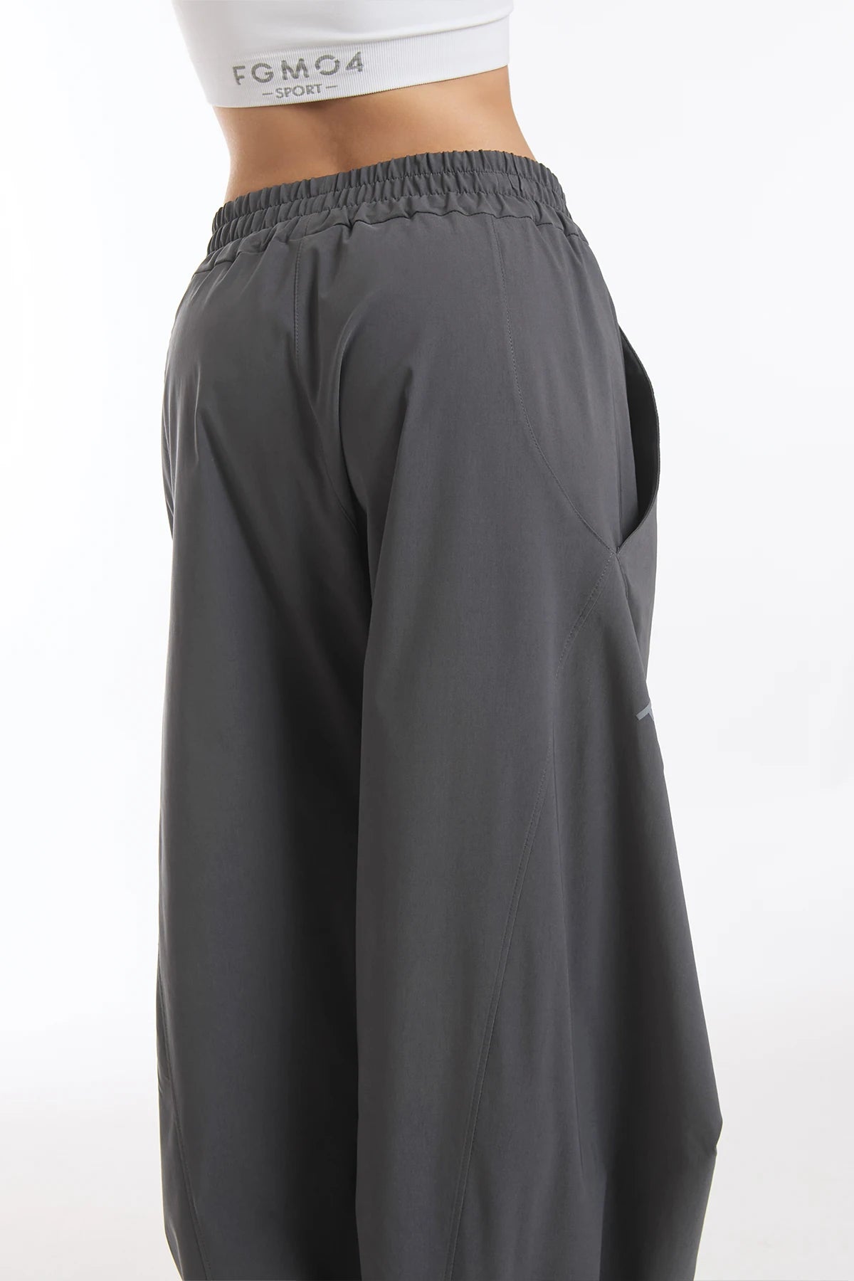 Pantalone Baggy Origami Grigio Piombo - FGM04 - Linea Ikonic - fgm04