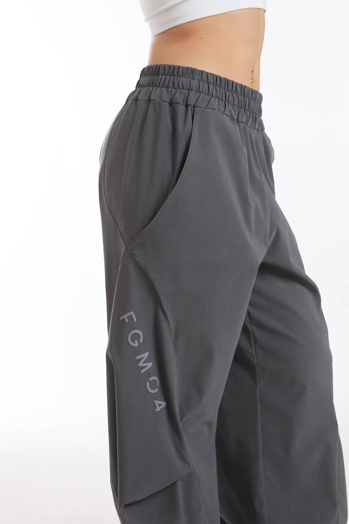 Pantalone Baggy Origami Grigio Piombo - FGM04 - Linea Ikonic - fgm04