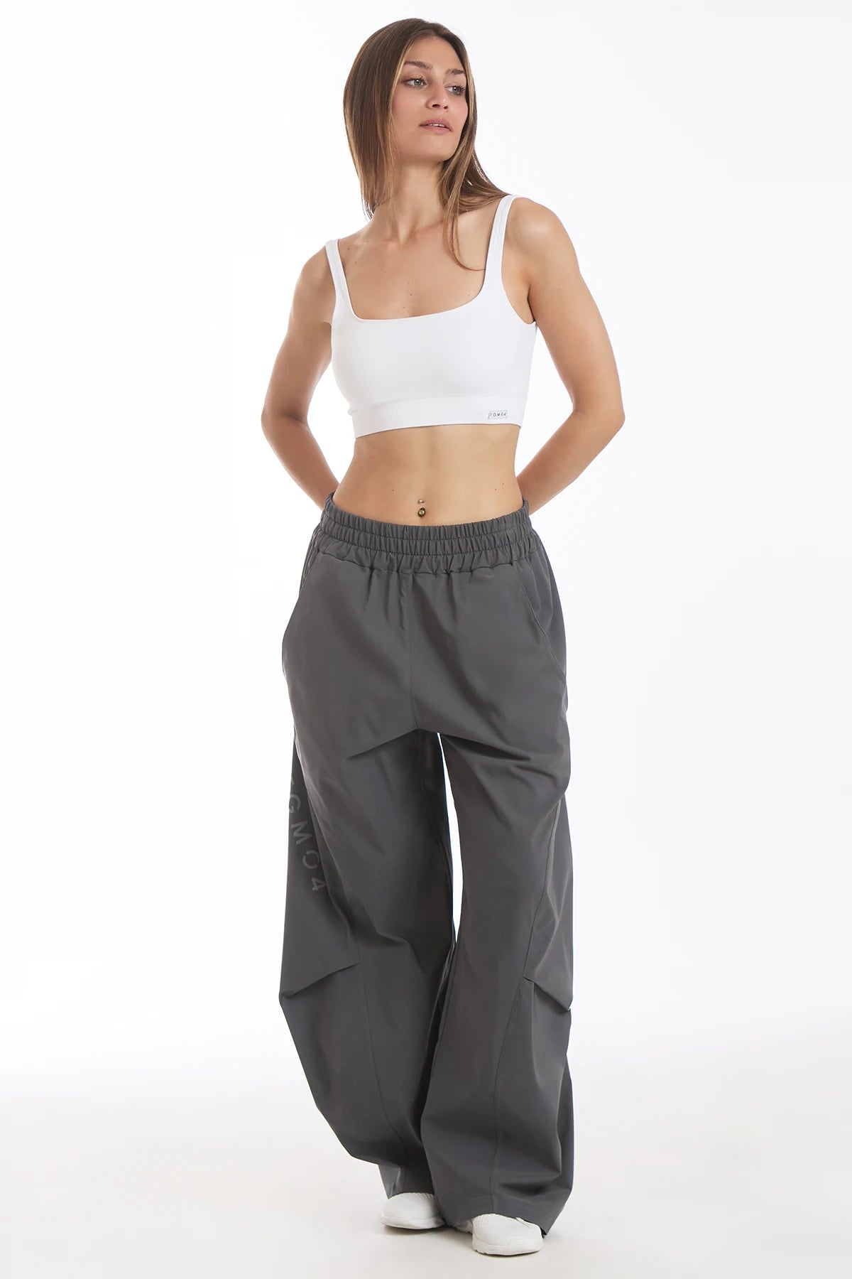 Pantalone Baggy Origami Grigio Piombo - FGM04 - Linea Ikonic - fgm04