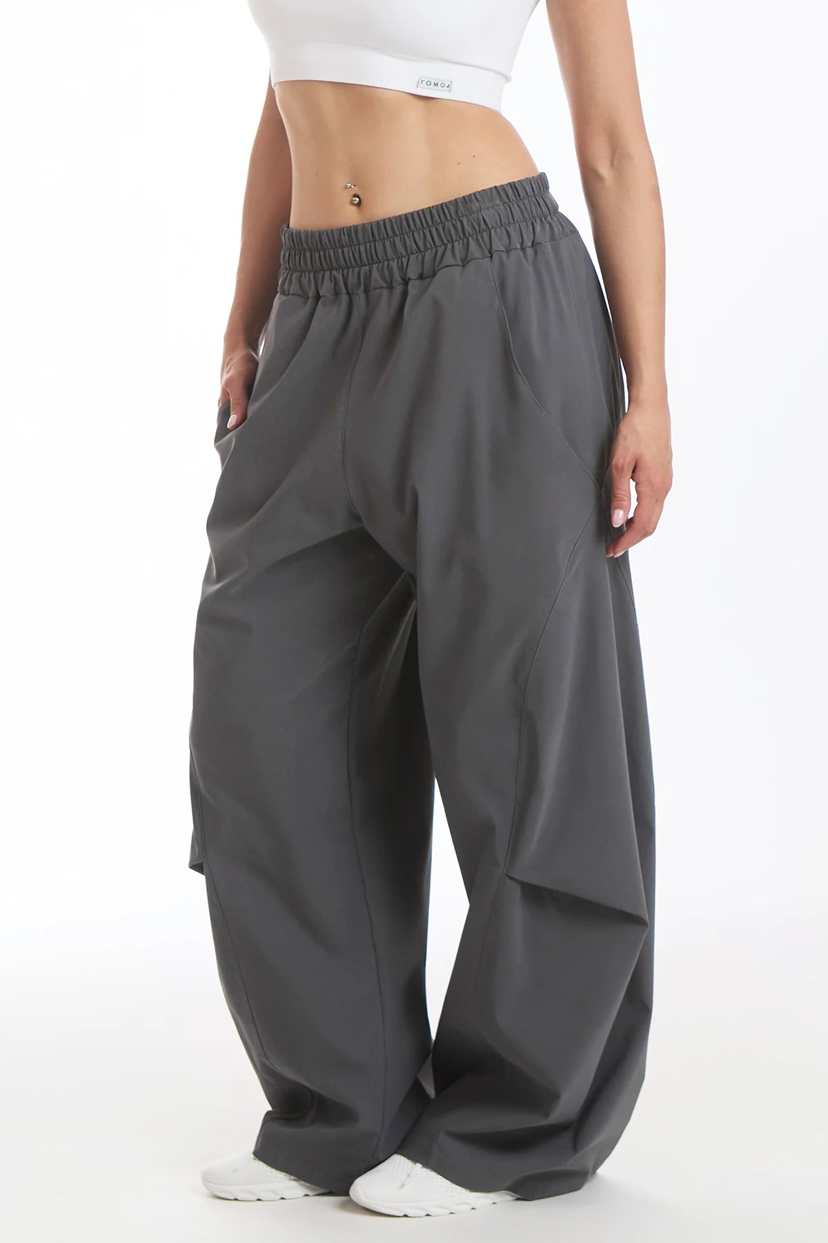 Pantalone Baggy Origami Grigio Piombo - FGM04 - Linea Ikonic - fgm04
