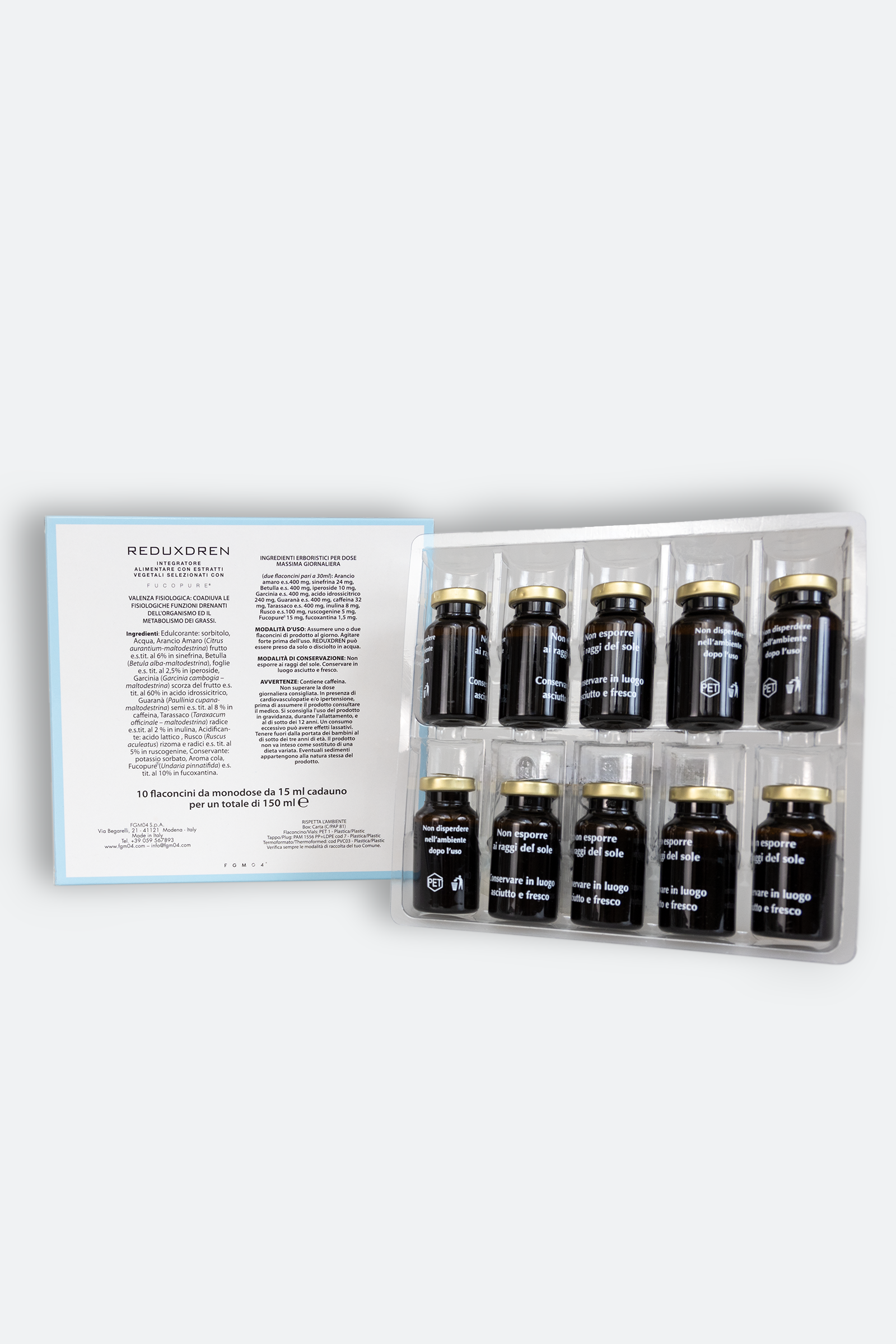 Reduxdren 10 Flaconcini da 15 ml