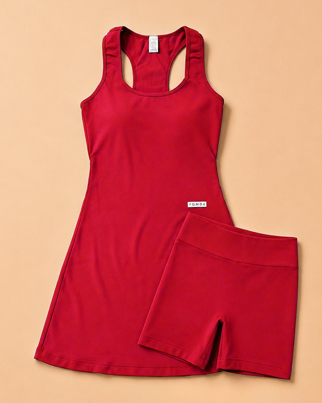 Abito Crush Rosso Lampone - FGM04 - ABBIGLIAMENTO - fgm04