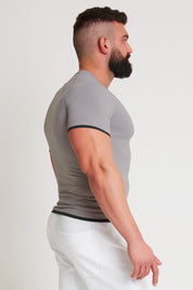 T-Shirt Dry Grigio Silver - FGM04