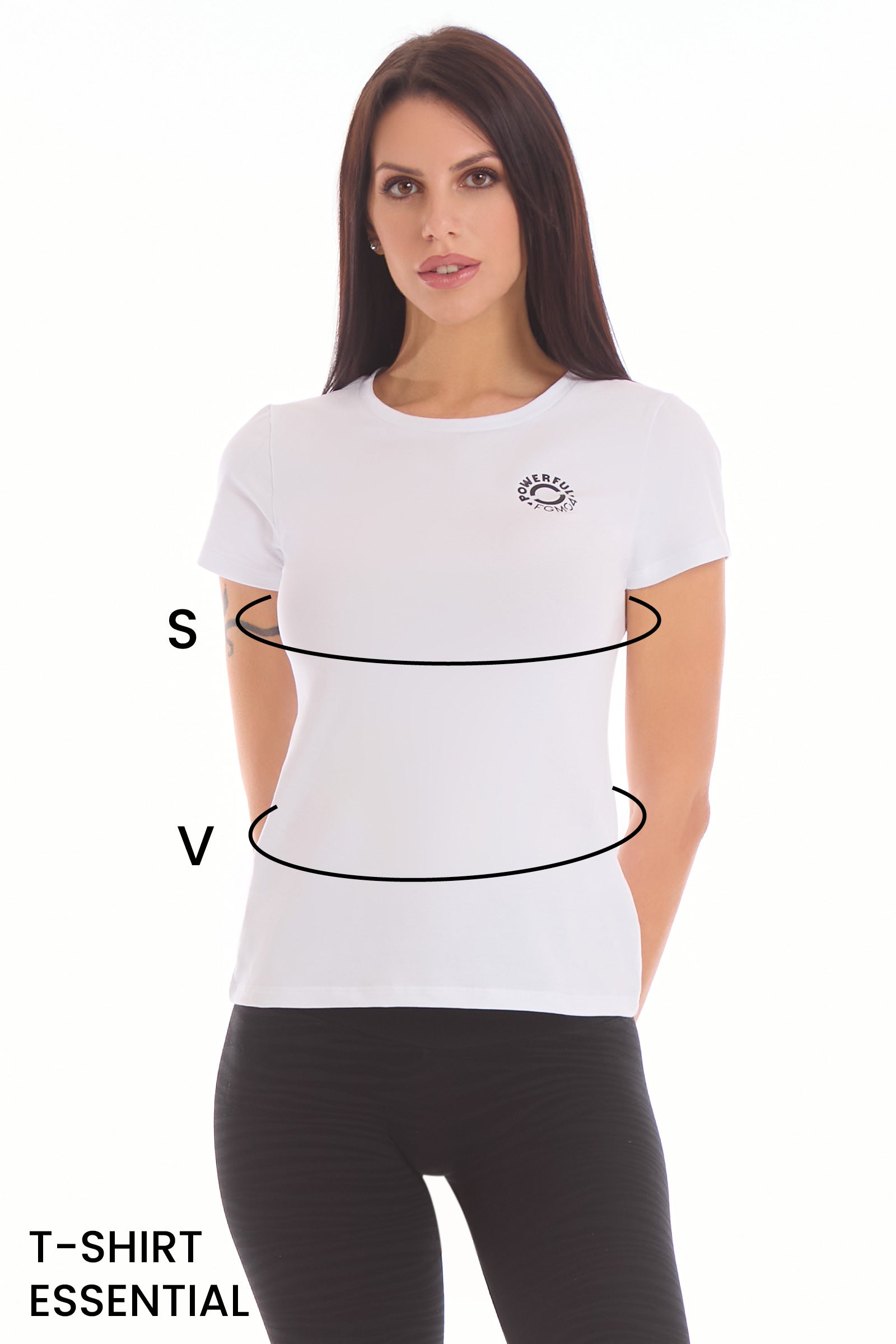 Guida alle taglie: T-Shirt Donna Fgm04