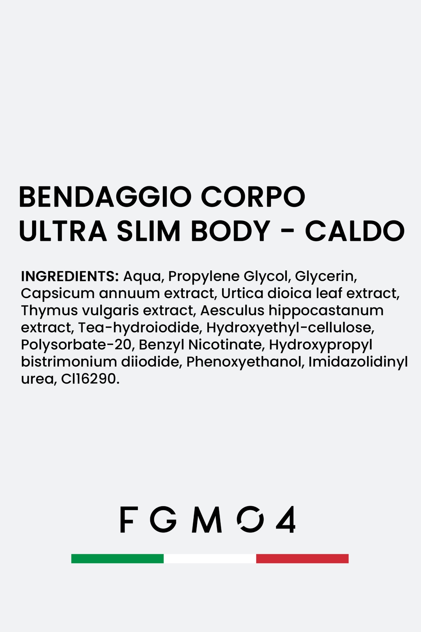 KIT 10 BENDAGGI - SNELLENTE - Fast Bundle - CREME PER ADIPE - fgm04