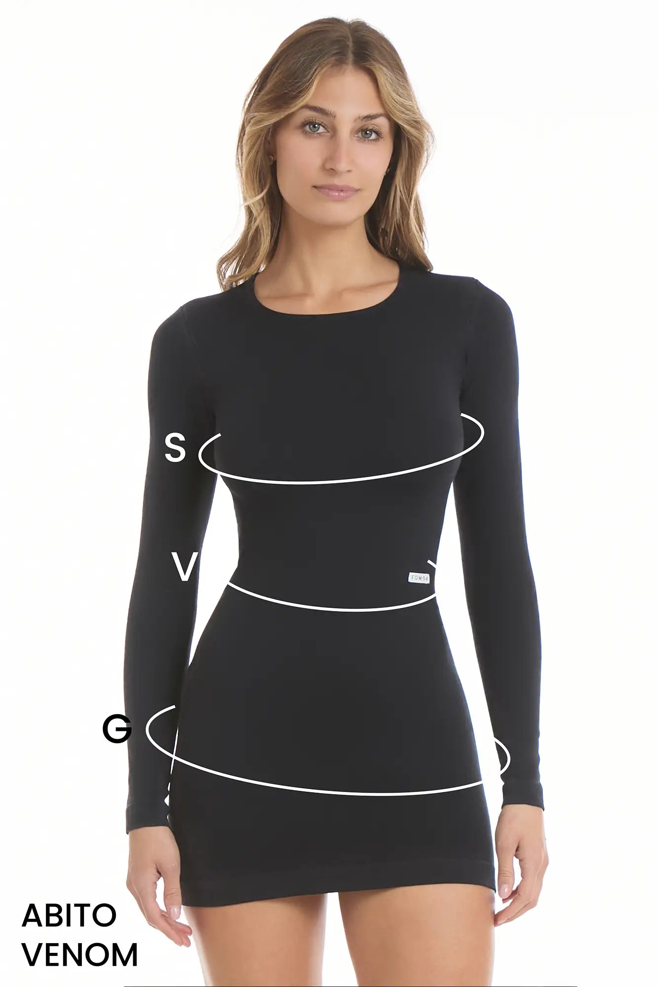 Guida alle taglie: Abito Venom