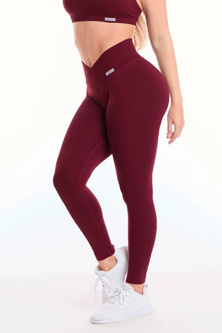 Leggings Push Up Venere Merlot