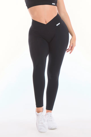 Leggings Push Up Venere Nero - FGM04 - LEGGINGS ANTICELLULITE - fgm04