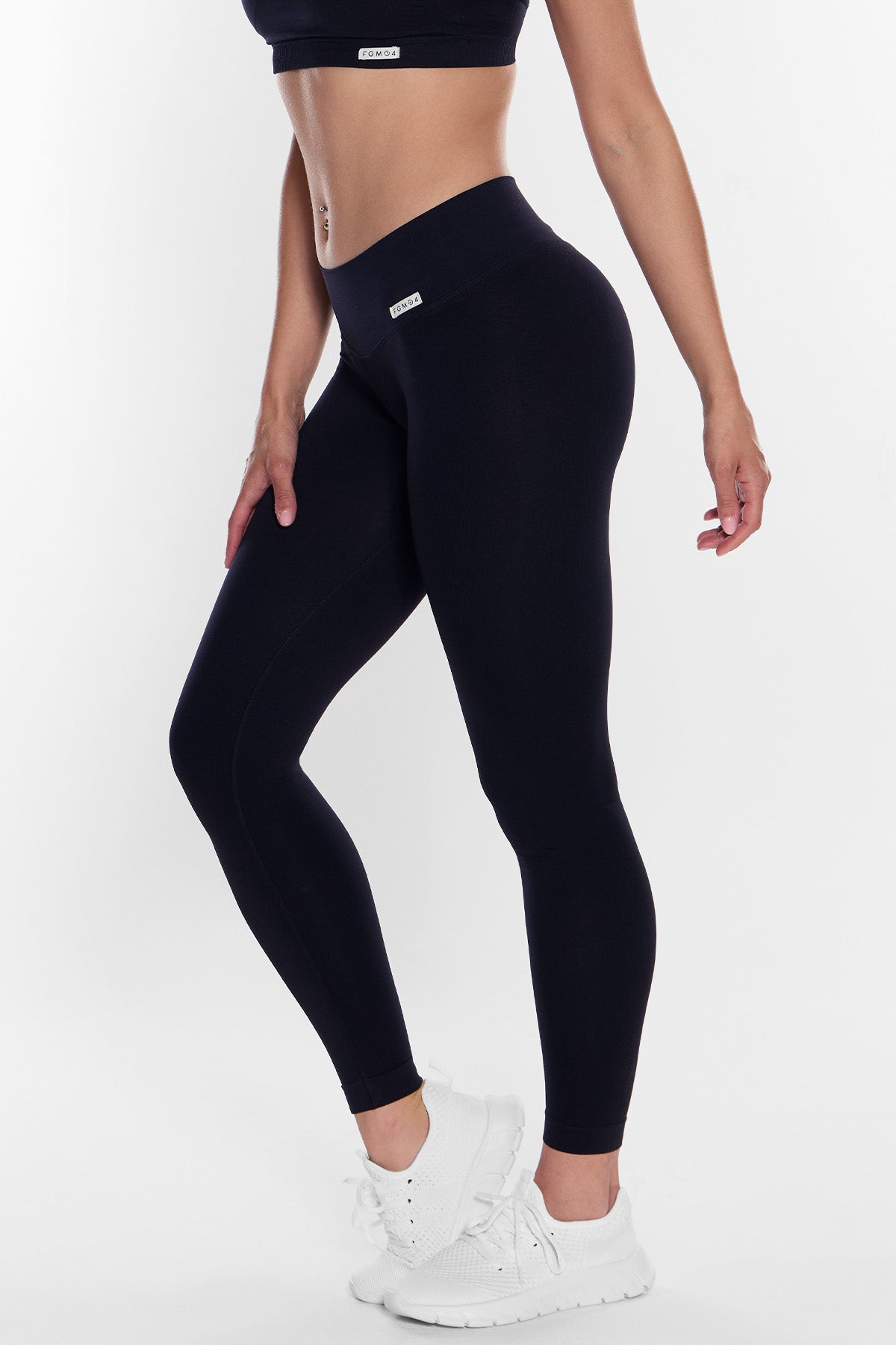 Leggings Push Up a vita bassa Allure Nero - FGM04 - OFFERTE SPECIALI - fgm04