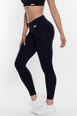 Leggings Push Up a vita bassa Allure Nero - FGM04 - OFFERTE SPECIALI - fgm04
