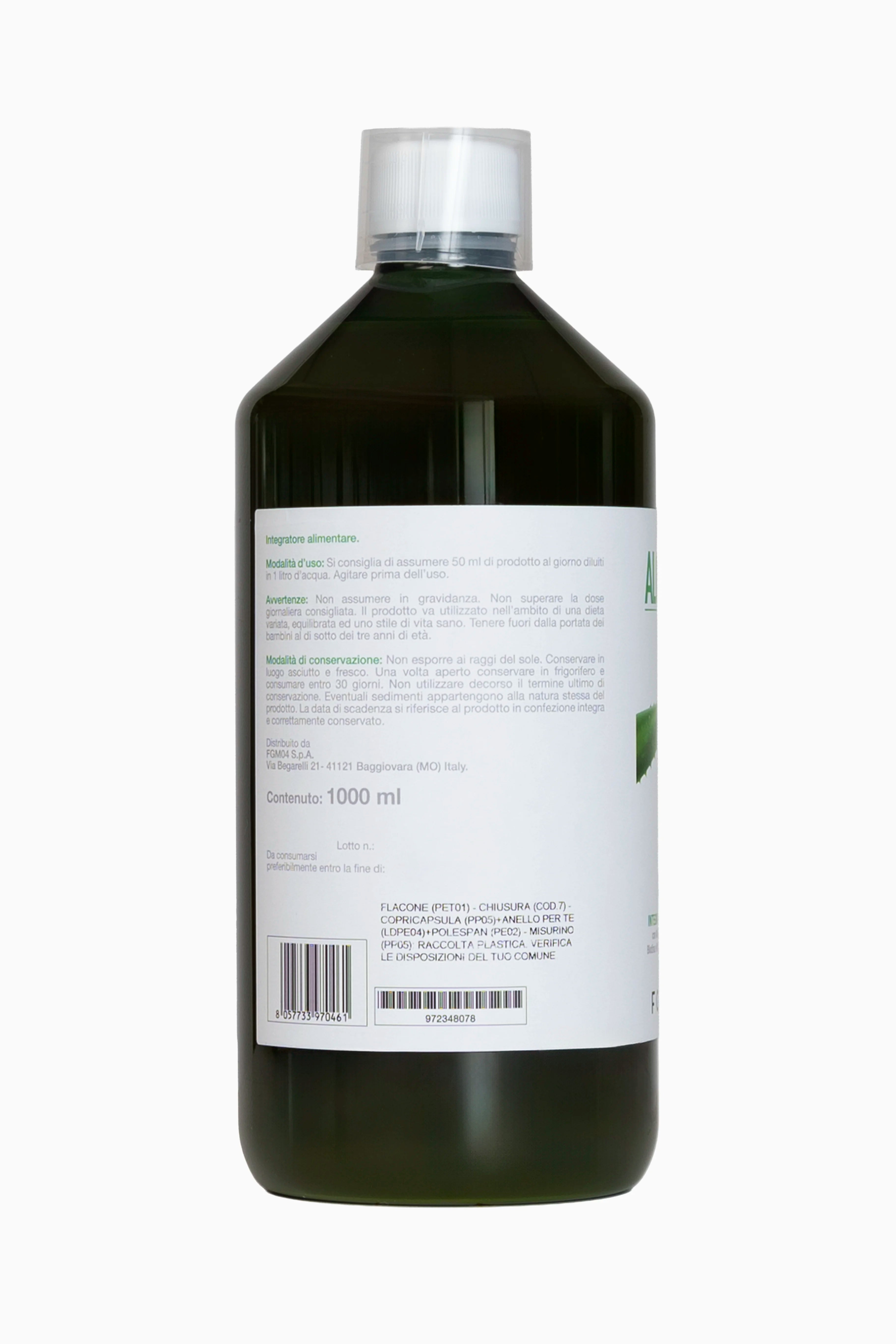 Aloe 200:1 Con Miele 1000 ml - INTEGRATORI - fgm04