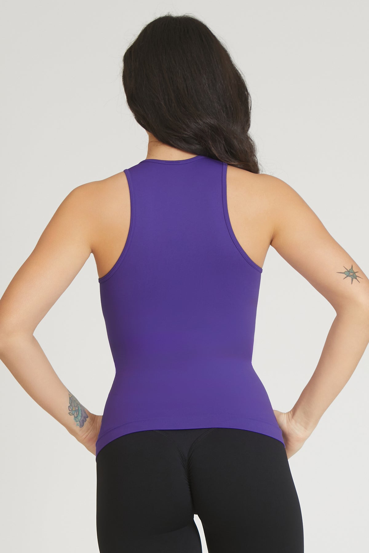 Canotta sportiva donna con tecnologia FIR Americana Fgm04 Viola - FGM04 - Maglie e Top - fgm04