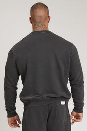 Sudadera extragrande de hombre gris pizarra