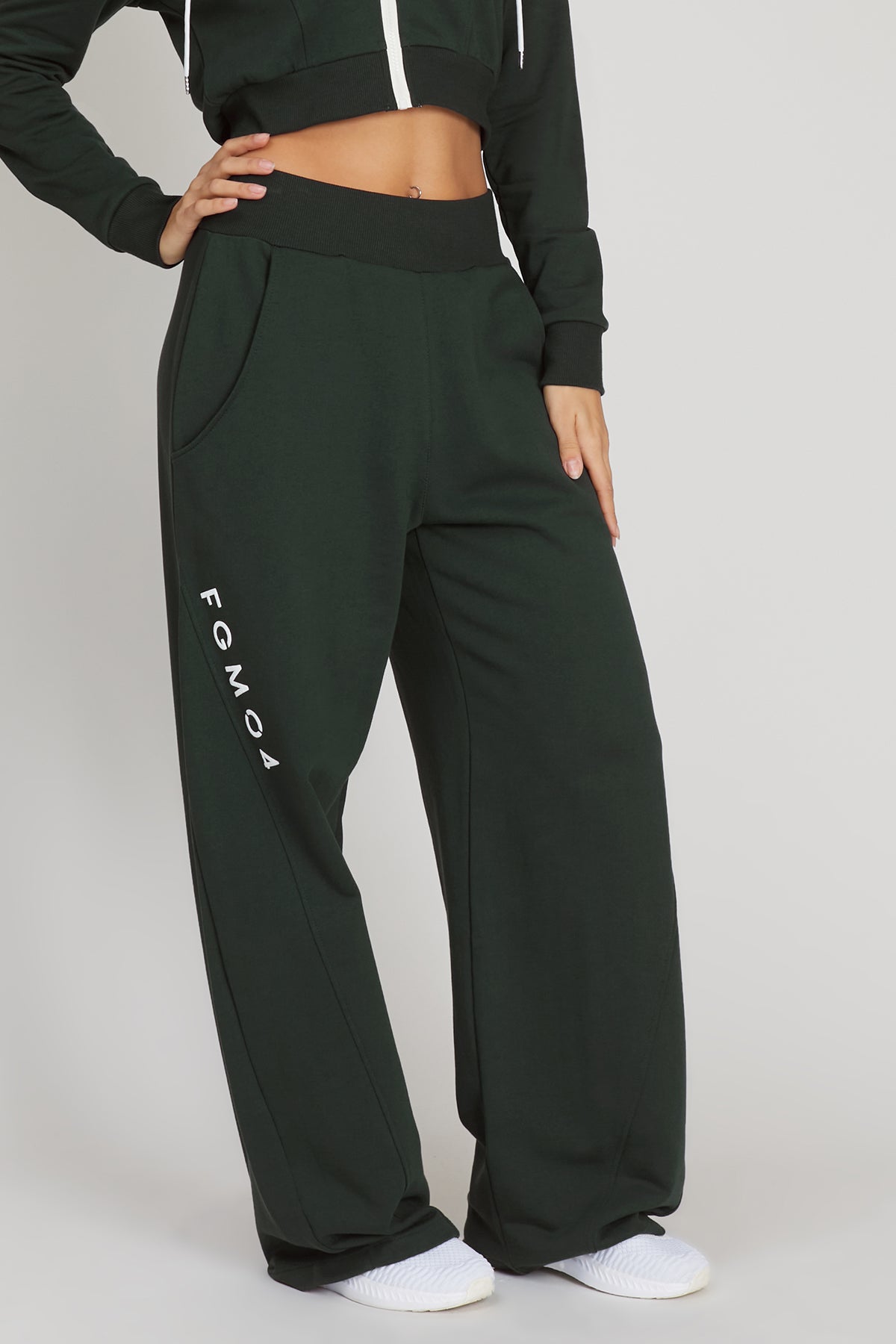 Pantaloni Baggy Ikonic FW 24/25 Verde Pin