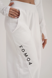 Pantalone Baggy Ikonic SS 24 Bianco - FGM04