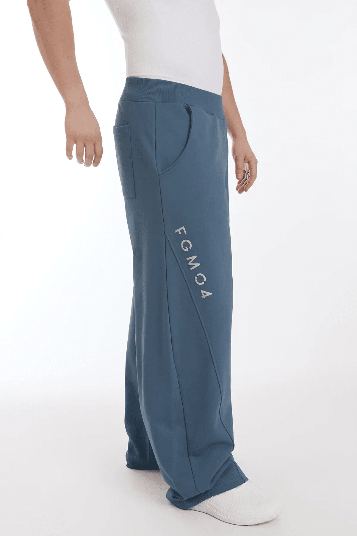 Pantalone Baggy Uomo Blu Stellare - FGM04 - Linea Ikonic Uomo - fgm04