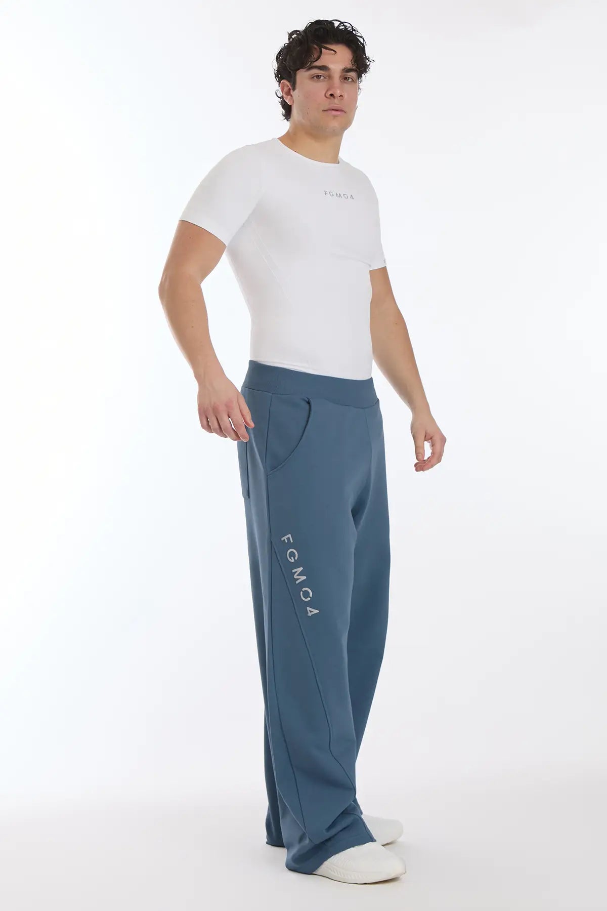 Pantalone Baggy Uomo Blu Stellare - FGM04 - Linea Ikonic Uomo - fgm04