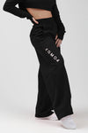 Pantaloni della tuta sportivi donna in cotone oversize Pantalone Baggy Ikonic FW 24/25 Nero - FGM04 - Linea Ikonic - fgm04