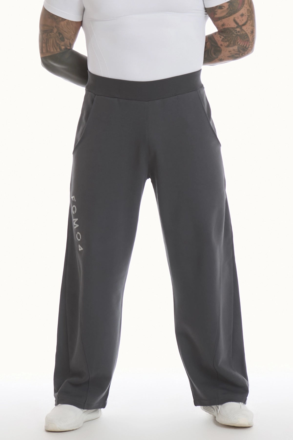 Pantalone Baggy Uomo Grigio Piombo - FGM04 - Linea Ikonic Uomo - fgm04