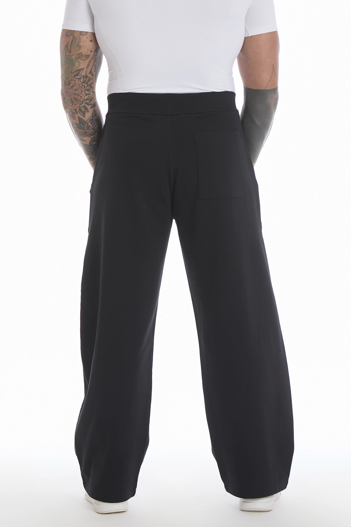 Pantalone Baggy Uomo Nero - FGM04 - Linea Ikonic Uomo - fgm04