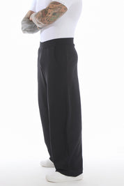 Pantalone Baggy Uomo Nero - FGM04 - Linea Ikonic Uomo - fgm04