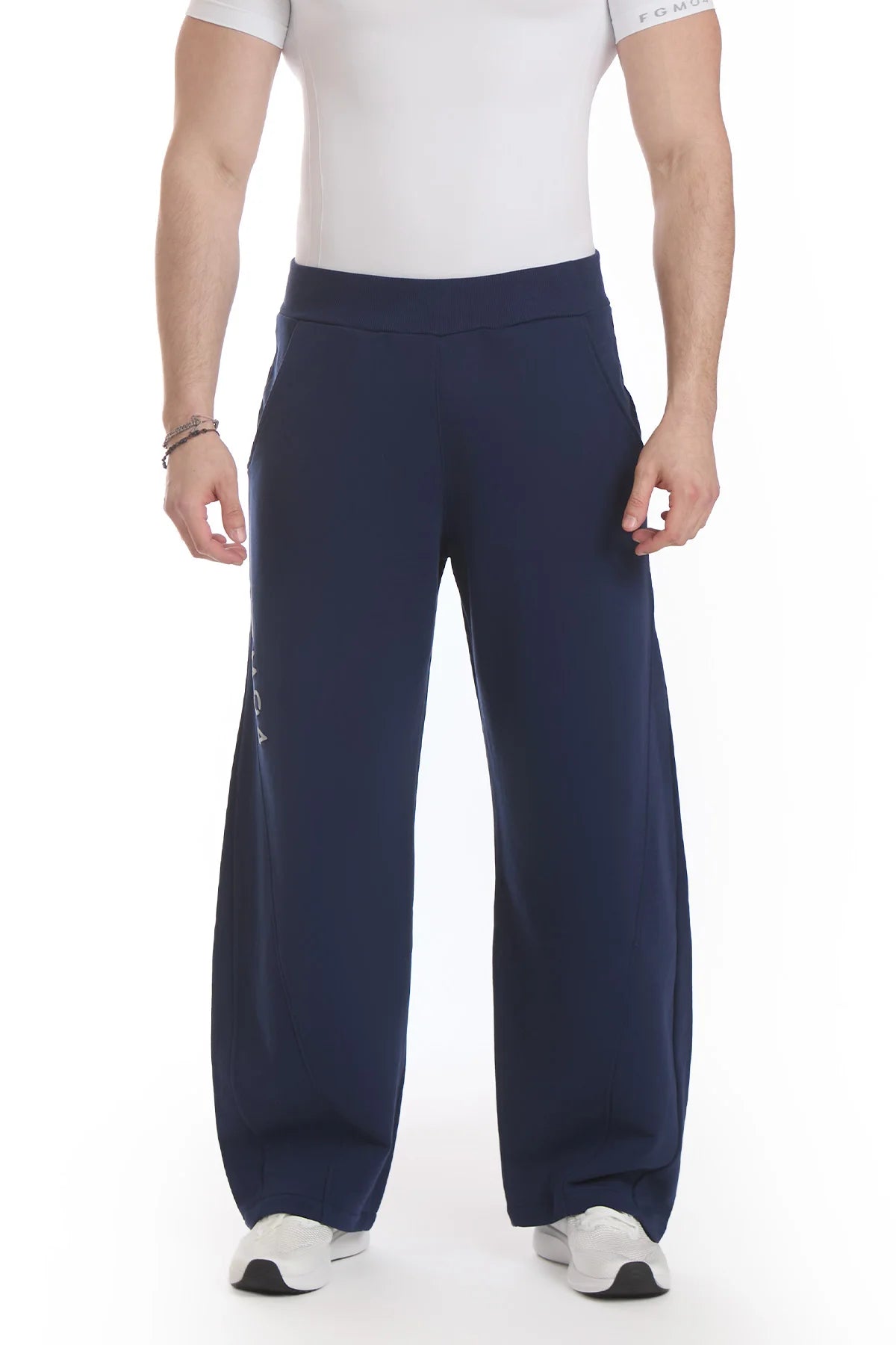 Pantalone Baggy Uomo Blu Notte - FGM04 - Linea Ikonic Uomo - fgm04