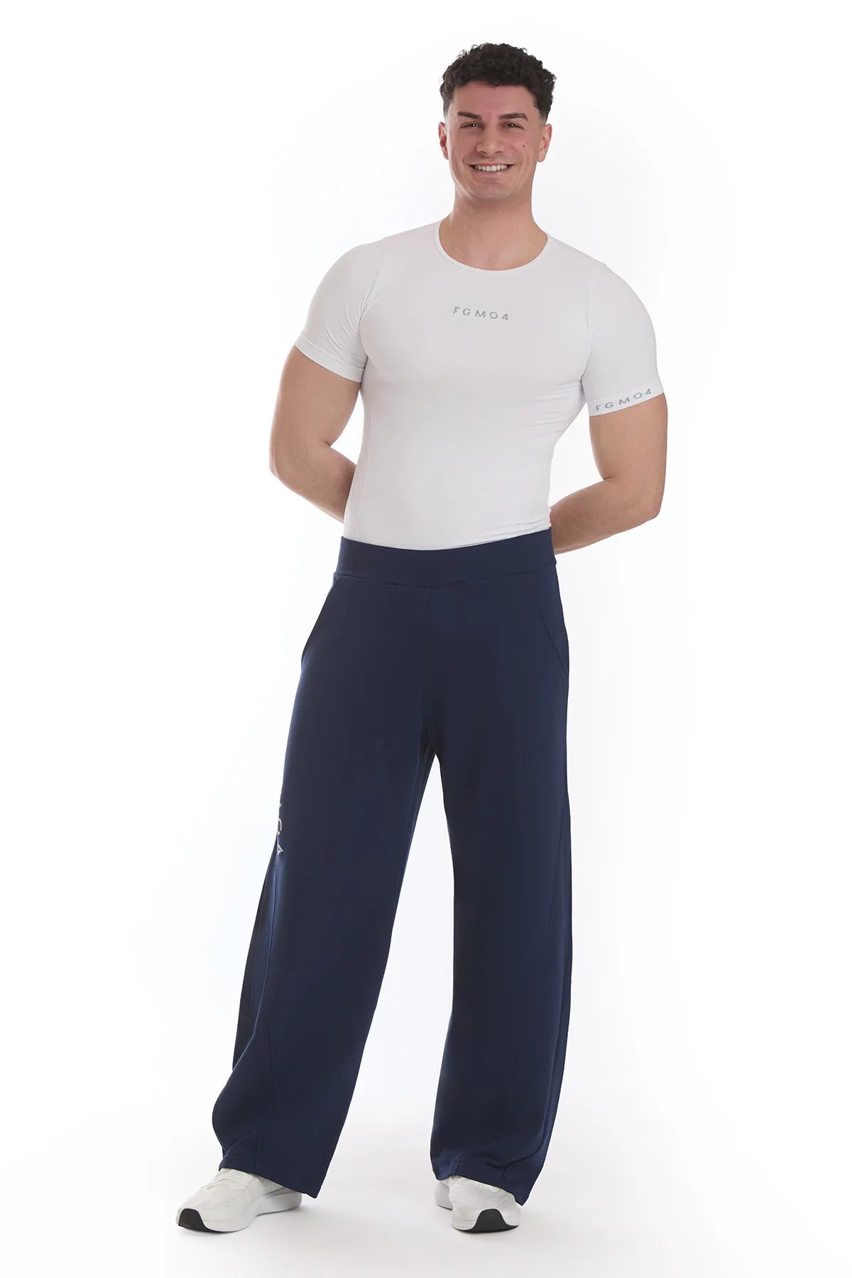 Pantalone Baggy Uomo Blu Notte - FGM04 - Linea Ikonic Uomo - fgm04