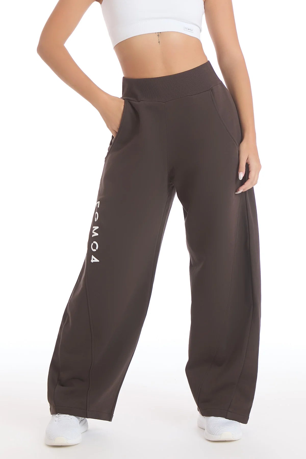 Pantalone Baggy Ikonic FW 25 Cioccolato - FGM04 - Linea Ikonic - fgm04