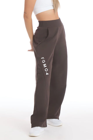 Pantalone Baggy Ikonic FW 25 Cioccolato - FGM04 - Linea Ikonic - fgm04