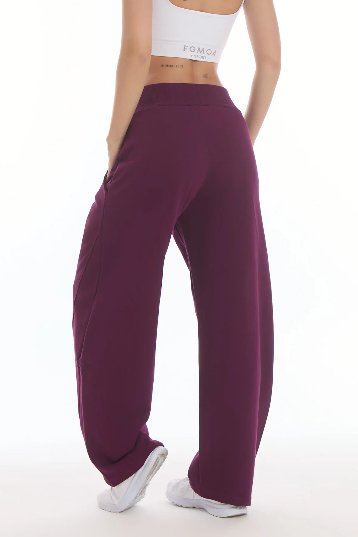 Pantalone Baggy Ikonic Dark Purple - FGM04 - Linea Ikonic - fgm04