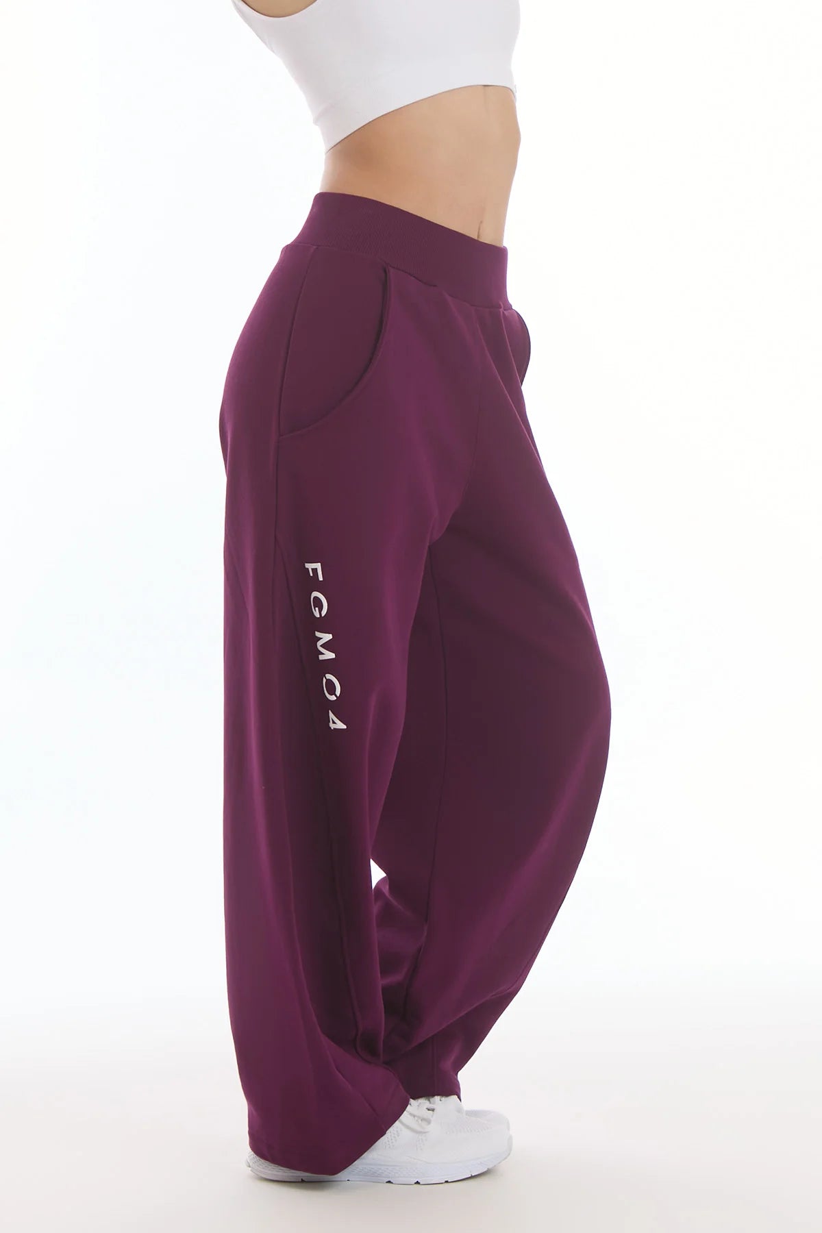 Pantalone Baggy Ikonic Dark Purple - FGM04 - Linea Ikonic - fgm04