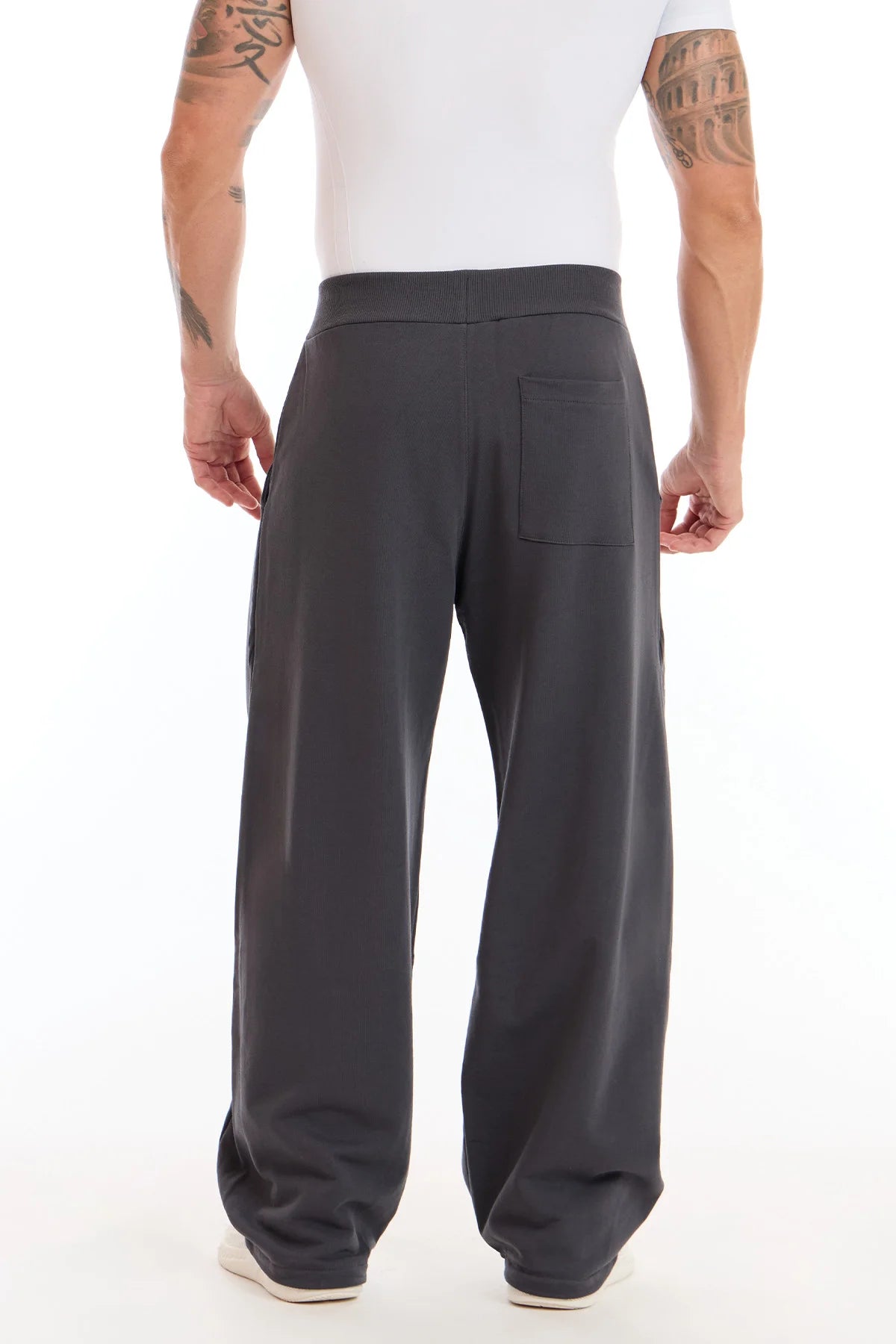 Pantalone Baggy Uomo Grigio Piombo - FGM04 - Linea Ikonic Uomo - fgm04