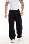 Pantalone Baggy Uomo Nero - FGM04 - Linea Ikonic Uomo - fgm04