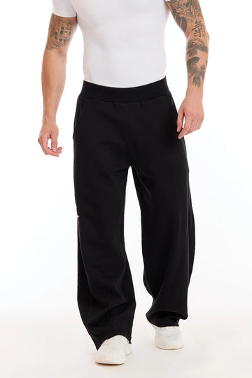Pantalone Baggy Uomo Nero - FGM04 - Linea Ikonic Uomo - fgm04