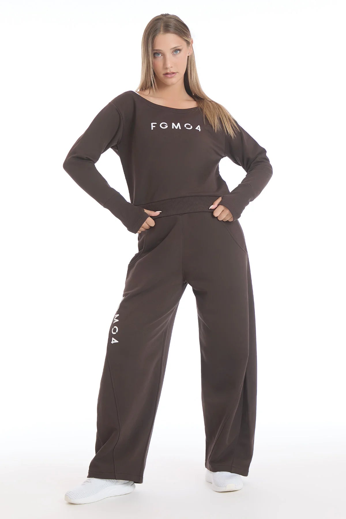 Felpa Ikonic Core FW 25 Cioccolato - FGM04 - Linea Ikonic - fgm04