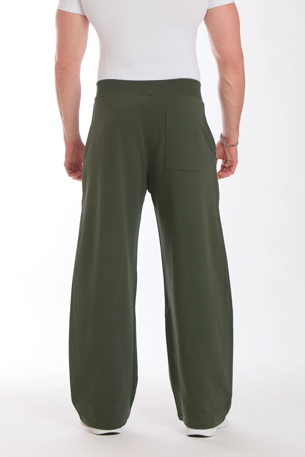 Pantalone Baggy Uomo Verde Militare - FGM04 - Linea Ikonic Uomo - fgm04