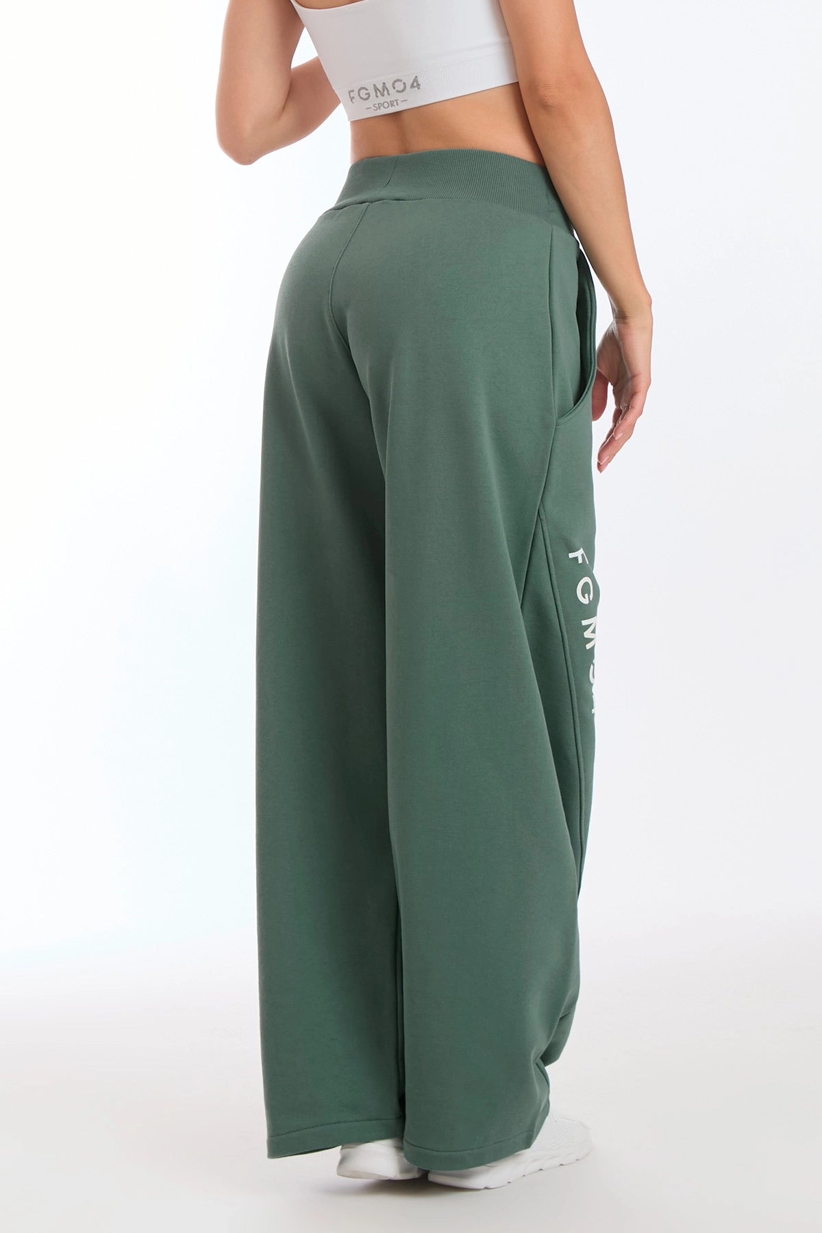 Pantalone Baggy Ikonic Verde Baltic - FGM04 - Linea Ikonic - fgm04