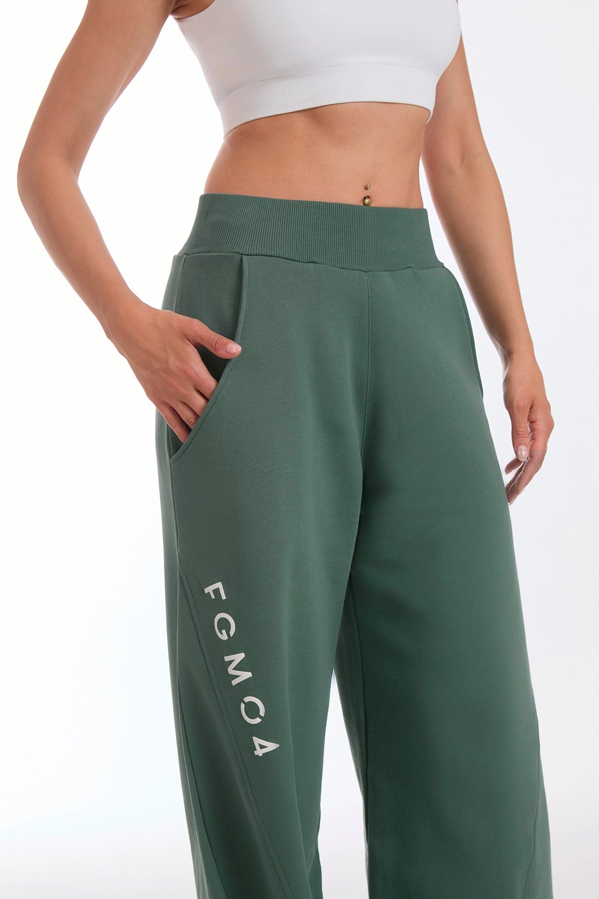 Pantalone Baggy Ikonic Verde Baltic - FGM04 - Linea Ikonic - fgm04