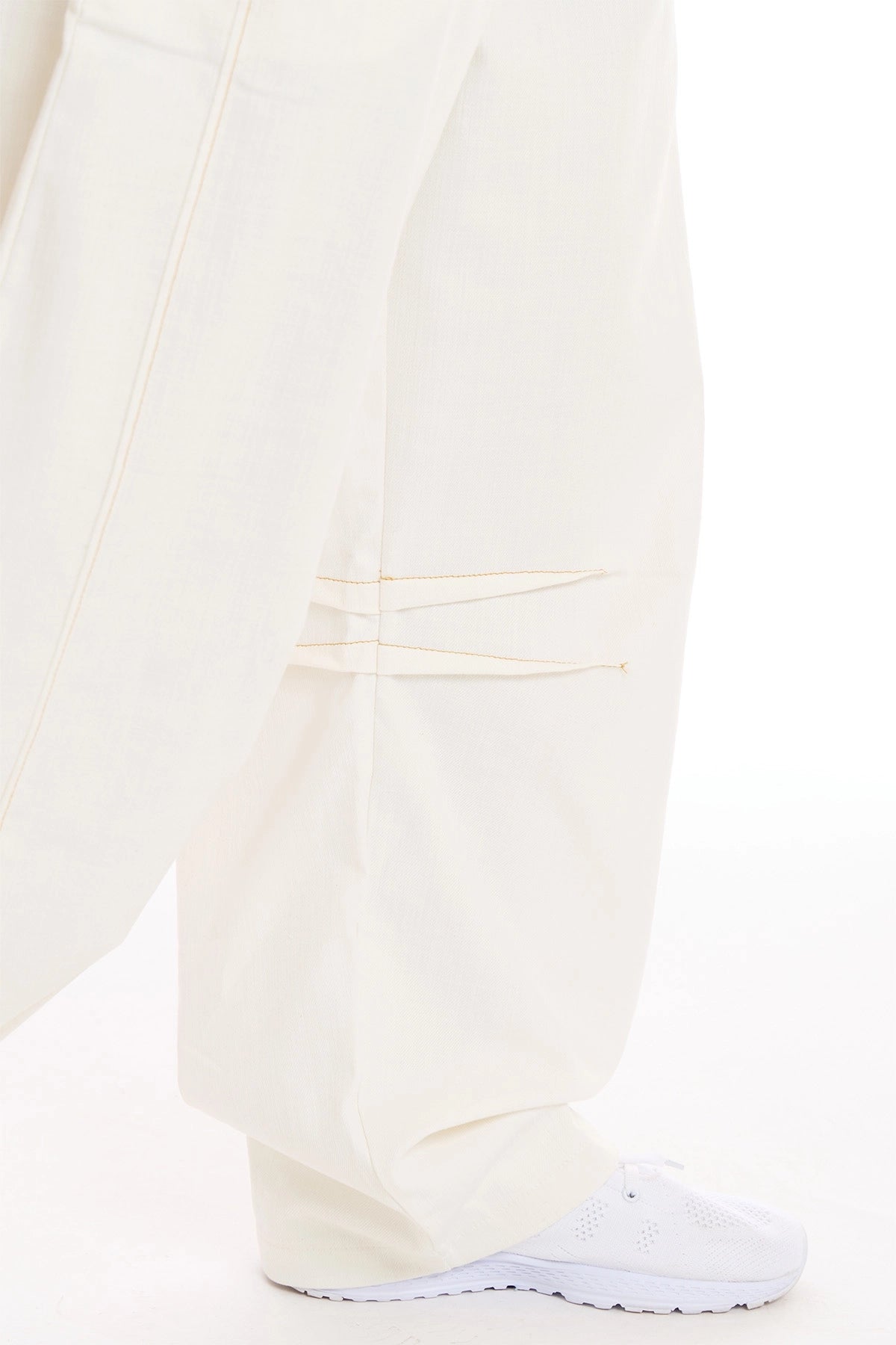Pantalone Barrel Uomo Panna - FGM04 - Linea Ikonic Uomo - fgm04
